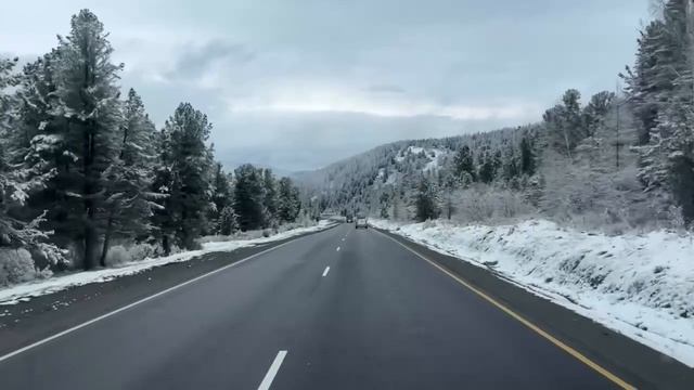 Снег на Семинском перевале
