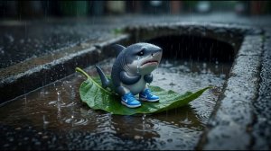 Это детеныш БРЕЙНРОТ ТРАЛАЛЕРО которого унесло водой!!! Анимация