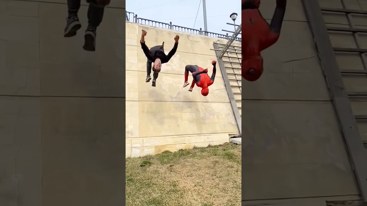 Spider-Man vs Parkour spiderman