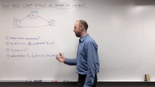 6.7 Logistic Regression： Checking Confounding in the LBW Data смотреть онлайн