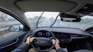 Тест-драйв KIA NIRO EV 2023 года от первого лица в формате 4K