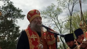 Слово владыки Гурия после пасхальной литии