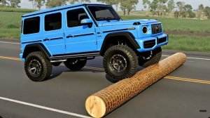 «Машины против упавшего дерева» в BeamNG Drive!