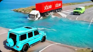«Машины против глубокой воды» в BeamNG Drive!