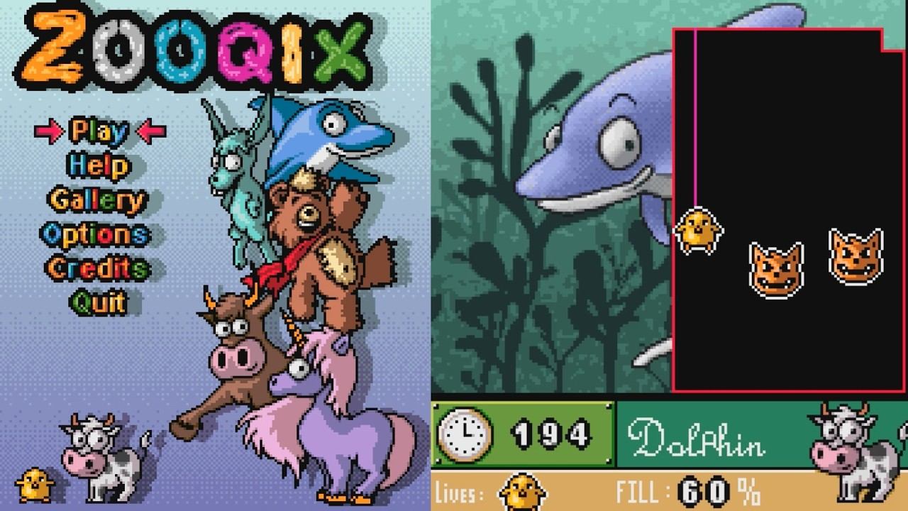 ZooQix (Zoo Qix) JAVA GAME (MediaPlazza 2003) FULL WALKTHROUGH