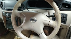 Как снять подушку безопасности руля Nissan Liberty