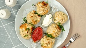 Жареные хинкали