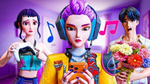РУМИ ИГНОРИТ ВСЕХ 24 ЧАСА! K-Pop Охотницы на Демонов Huntrix анимация