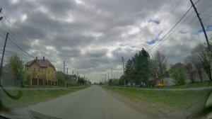 🚗 Движение по посёлку Боровский | 70mai Dash Cam Pro