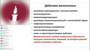 Вебинар: «Препараты линии PowerMatrix: MatrixCerebrum 2- аквабиотик мелатонина.»