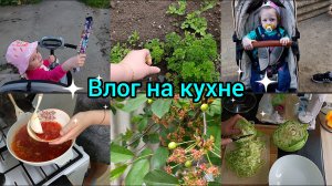 Влог на кухне.Готовим,гуляем.
