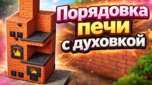 Порядовка печи с духовкой
