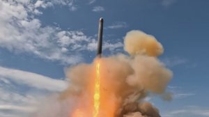 Кадры испытания самого мощного ракетного комплекса в мире «Сармат»