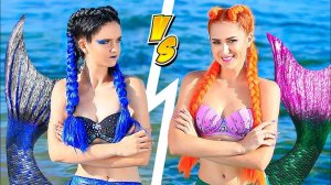 Косметика хорошей русалки vs косметика тёмной русалки