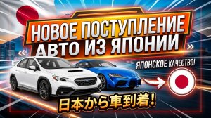 Новое поступление из Японии: состояние, комплектация, цена!