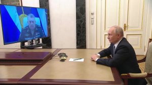 Путину докладывают об испытании ракетного комплекса «Сармат»
