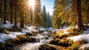 🐦 ПЕНИЕ ПТИЦ И ШУМ ВОДЫ В ЛЕСУ 🌿 ВЕСЕННЕЕ ЖУРЧАНИЕ ВОДЫ 🌿 ЗВУКИ ПРИРОДЫ ДЛЯ СНА 3 ЧАСА