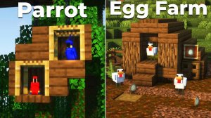 3 простых домика для питомцев в Minecraft