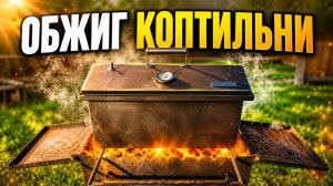 Обжиг  новой коптильни Roaster