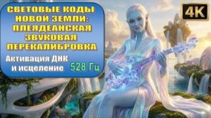 ☀️ СВЕТОВЫЕ КОДЫ НОВОЙ ЗЕМЛИ: ПЛЕЯДЕАНСКАЯ ЗВУКОВАЯ ПЕРЕКАЛИБРОВКА | 528 Гц
