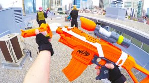 Nerf битва Barrett M82 Тащит!!!