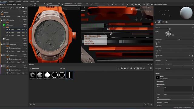 22-Hublot-Watch-Texturing-Part 06-Substance Painter-22 смотреть онлайн
