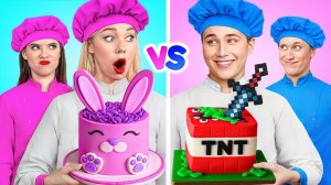 Кулинарный Челлендж# Мальчики VS Девочки # Эпичная Битва с Едой от Multi DO Smile