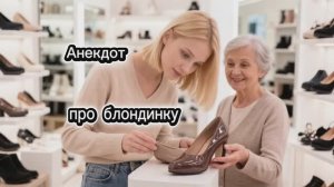 Анекдот про блондинку! 🤣