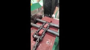 Гидравлический пресс для запрессовки пальцев гусеничных звеньев с автоподачей, модель 600 тонн