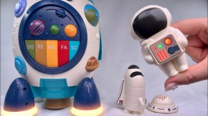 Играем в игровой набор - Космопорт! Красивая распаковка и Обзор ярких игрушек! Видео для детей!