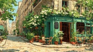 𝐂𝐨𝐳𝐲 𝐏𝐚𝐫𝐢𝐬 𝐂𝐚𝐟𝐞́ ☕ French Instrumental Playlist | Soft Music for a Peaceful Day