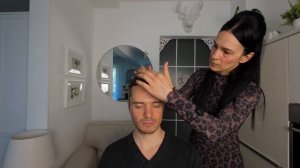 ASMR Hair Play, Scalp Massage & Relaxing Haircut
