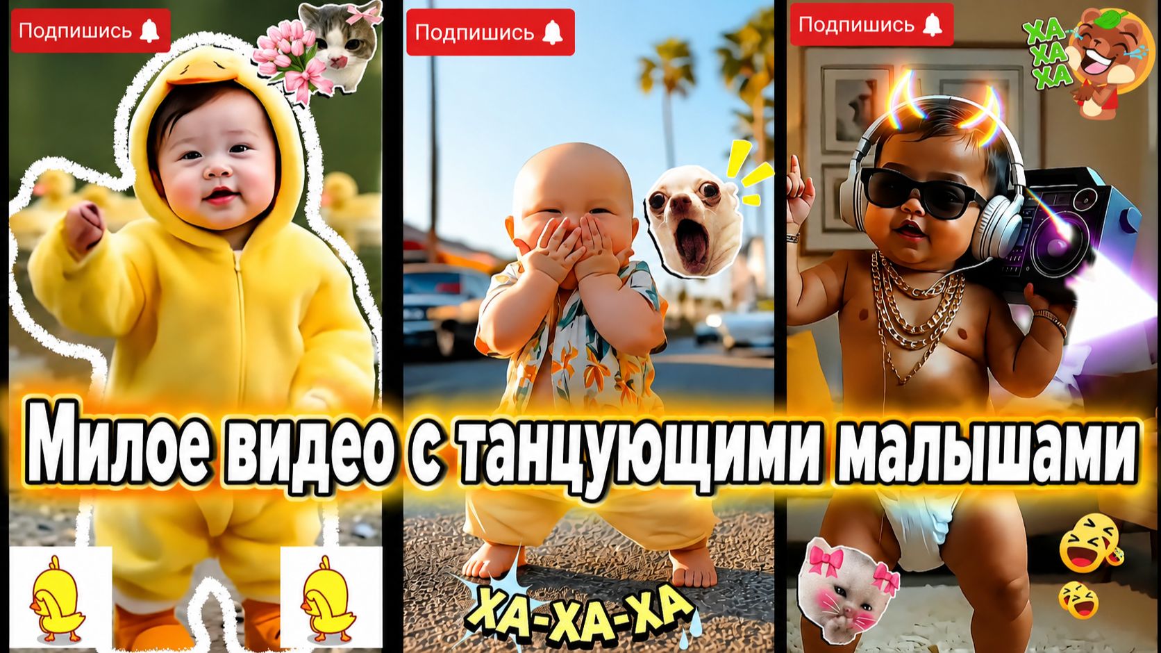 САМЫЙ МИЛЫЙ РЕБЕНОК - САМЫЕ ЗАБАВНЫЕ ТАНЦЫ. Смешное видео, милый детский смех 😋 Мультики для детей