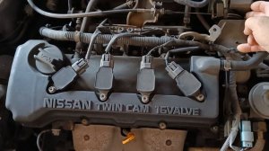 Z998 Двигатель Nissan Wingroad WFY11-255261 QG15DE — работа двигателя