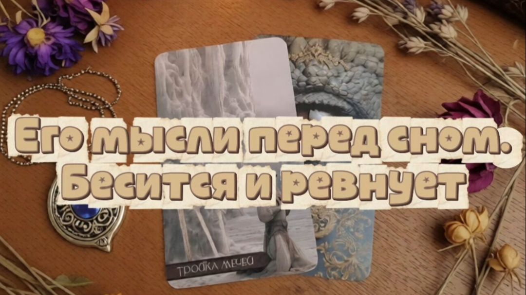 Его мысли перед сном...