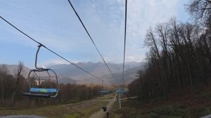 ВСЁ ВЫШЕ И ВЫШЕ! 🌲🚠 ОТКРЫТЫЙ ПОДЪЁМНИК НА КАНАТНОЙ ДОРОГЕ КРАСНАЯ ПОЛЯНА. ОТПУСК. СОЧИ. 25.11.2025