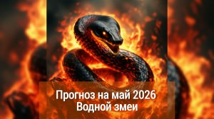 Прогноз на май 2026, месяц Водной Змеи.