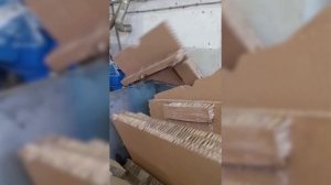 Измельчаем кортон на двухвальном шредере ДВШ 600