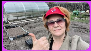 Теплица и огород. Что сделали и какие планы🧙♀️🍓🍅