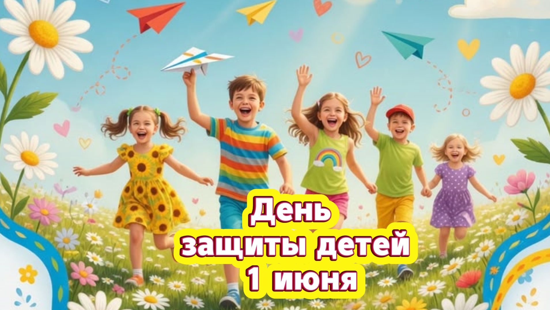 День защиты детей 1 июня: поздравление и музыкальная открытка | Домохозяйка
