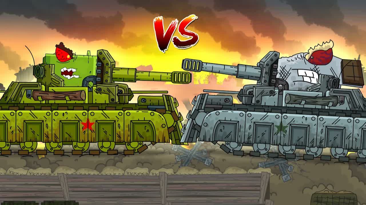 КВ-35 vs Тигр-35. Дети Монстры - Мультики про танки смотреть онлайн