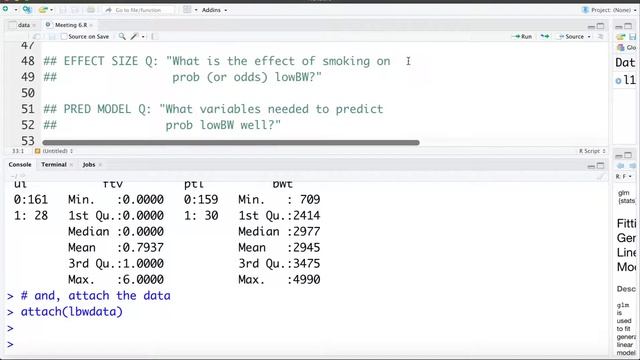 6.2 Logistic Regression Models in R смотреть онлайн