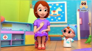 Детские мультики. Играем в доктора с малышом.