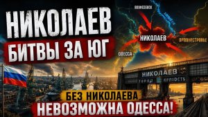 БИТВА ЗА НИКОЛАЕВ - ГОРОД, КОТОРЫЙ МОЖЕТ ИЗМЕНИТЬ ВСЮ ГЕОПОЛИТИКУ....