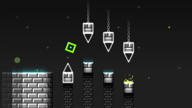 Прохождение уровня Unknown Seas Geometry Dash