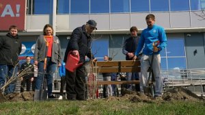 В преддверии 9 Мая на территории УСК‑1 появилась аллея сирени