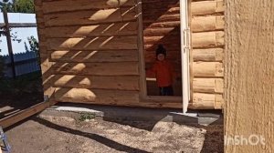 #строимбаню #огород #_ спускаем картошку, приехали дети Архив.