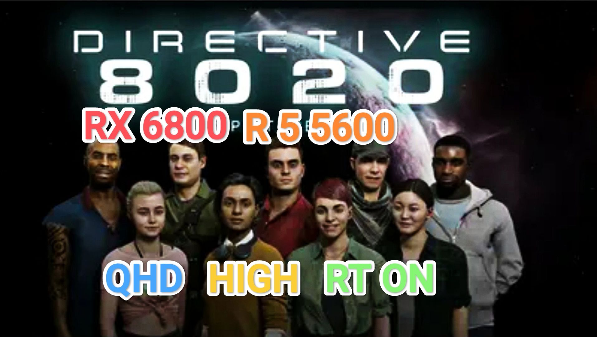 Diretive 8020 QHD/HIGH/RT ON - RX 6800/R 5 5600