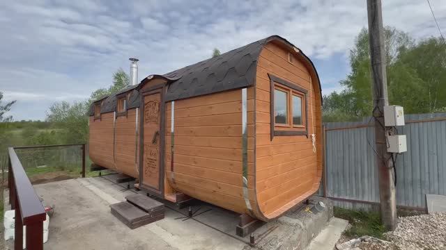 Баня бочка 