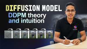 39) Diffusion model (DDPM) PART 1 - theory and intuition